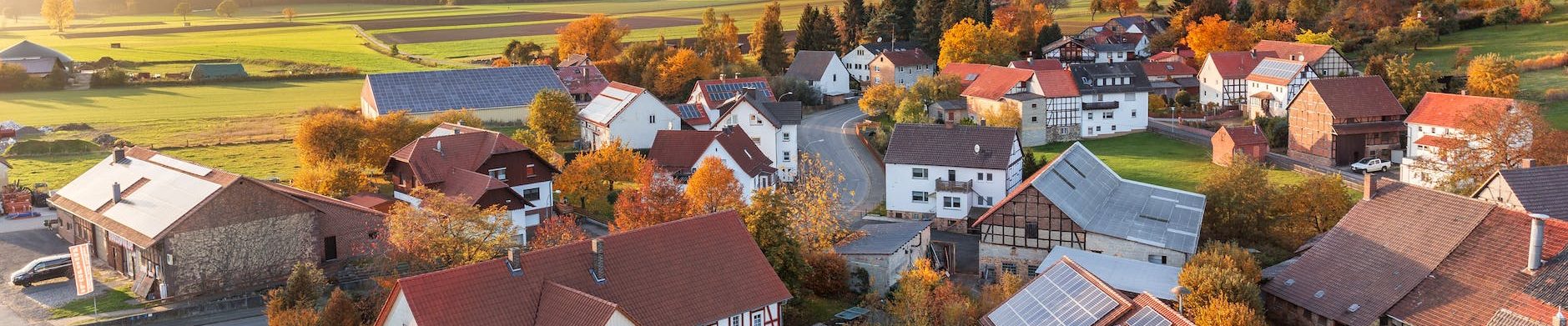 aerial view architecture autumn cars